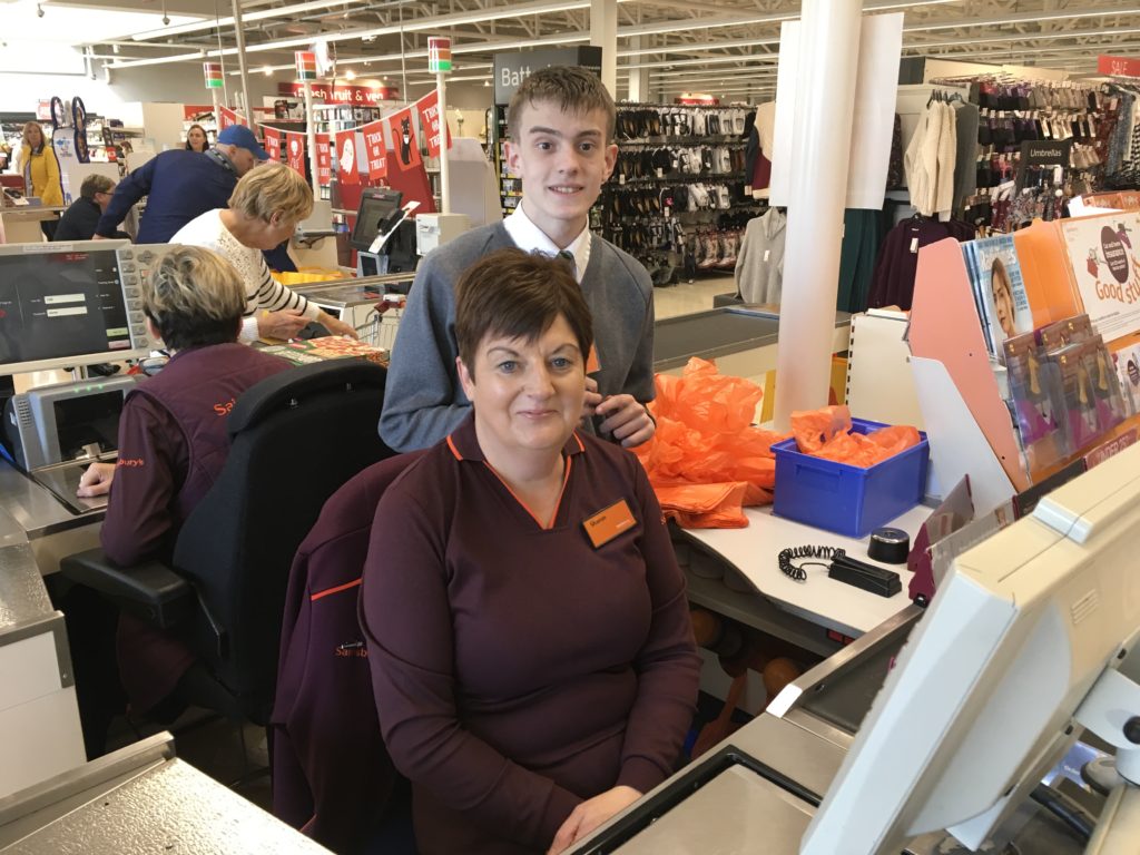 Work Experience at Sainsbury's, Ballymena Castle Tower