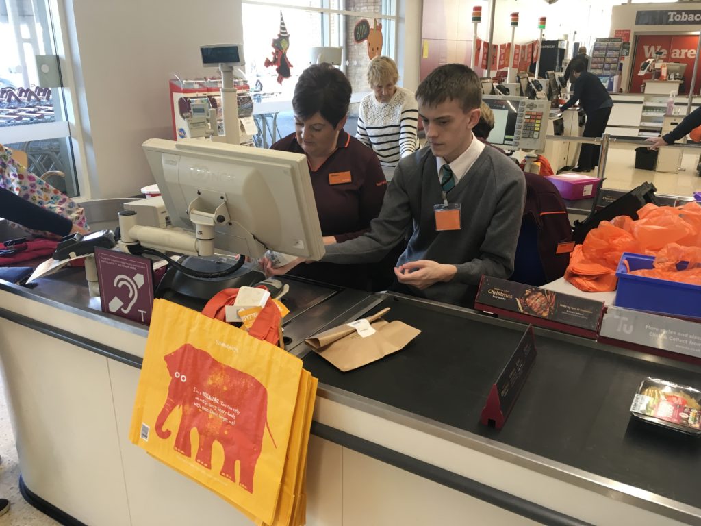 Work Experience at Sainsbury's, Ballymena Castle Tower